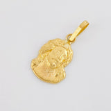 Dije Rostro Cristo 0.8g / 3/4 in Oro Amarillo 18K