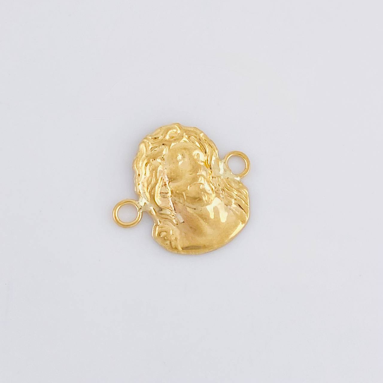 Herraje Rostro Cristo 0.75g / 1/2 in Oro Amarillo 18K