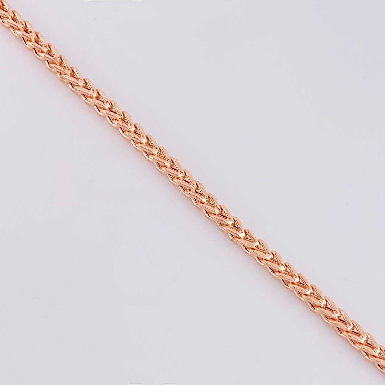 Pulso Franco 5.15g / 8 in / 2.8mm Oro Rosa 18K