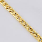 Pulso Cubano 10g / 8 1/4 in / 9.1mm Oro Amarillo 18K