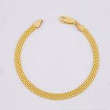 Pulso Chino 6.9g / 19.8cm / 5mm Oro Amarillo 18K
