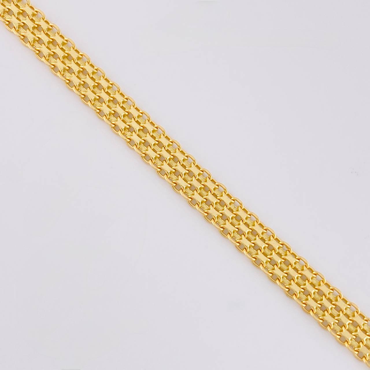 Pulso Chino 6.9g / 19.8cm / 5mm Oro Amarillo 18K
