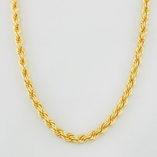 Cadena Lazo 5.2g / 24 in / 2.7mm Oro Amarillo 18K