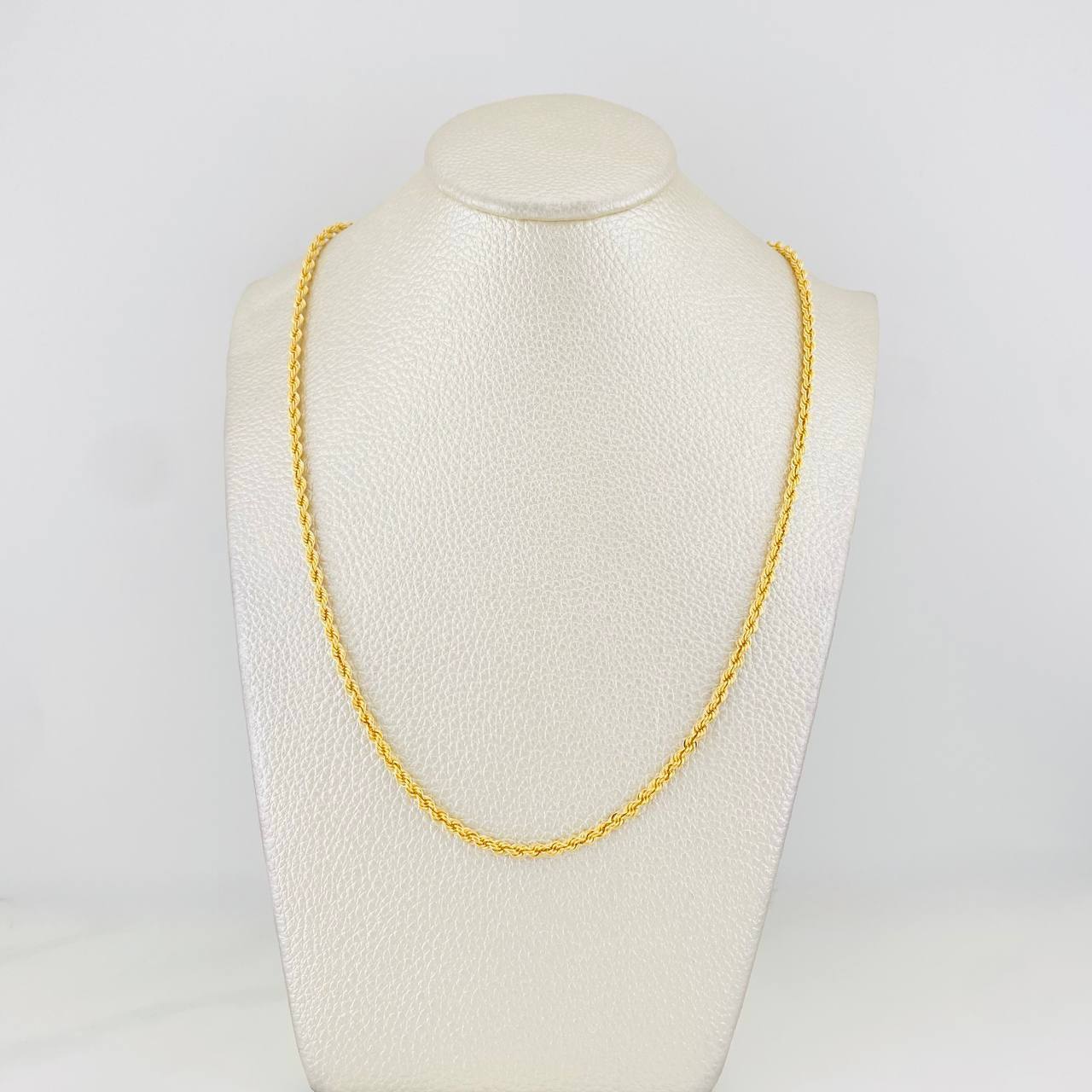 Cadena Lazo 5.3g / 24 in / 2.7mm Oro Amarillo 18K
