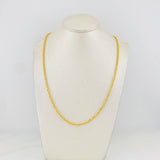 Cadena Lazo 5.3g / 24 in / 2.7mm Oro Amarillo 18K
