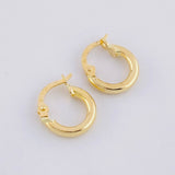 Candongas Vick 0.95g / 1/2 in Oro Amarillo 18K