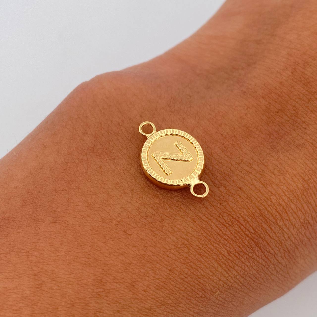 Herraje Letra Z 0.5gr / 1.6cm / Oro Amarillo 18K #