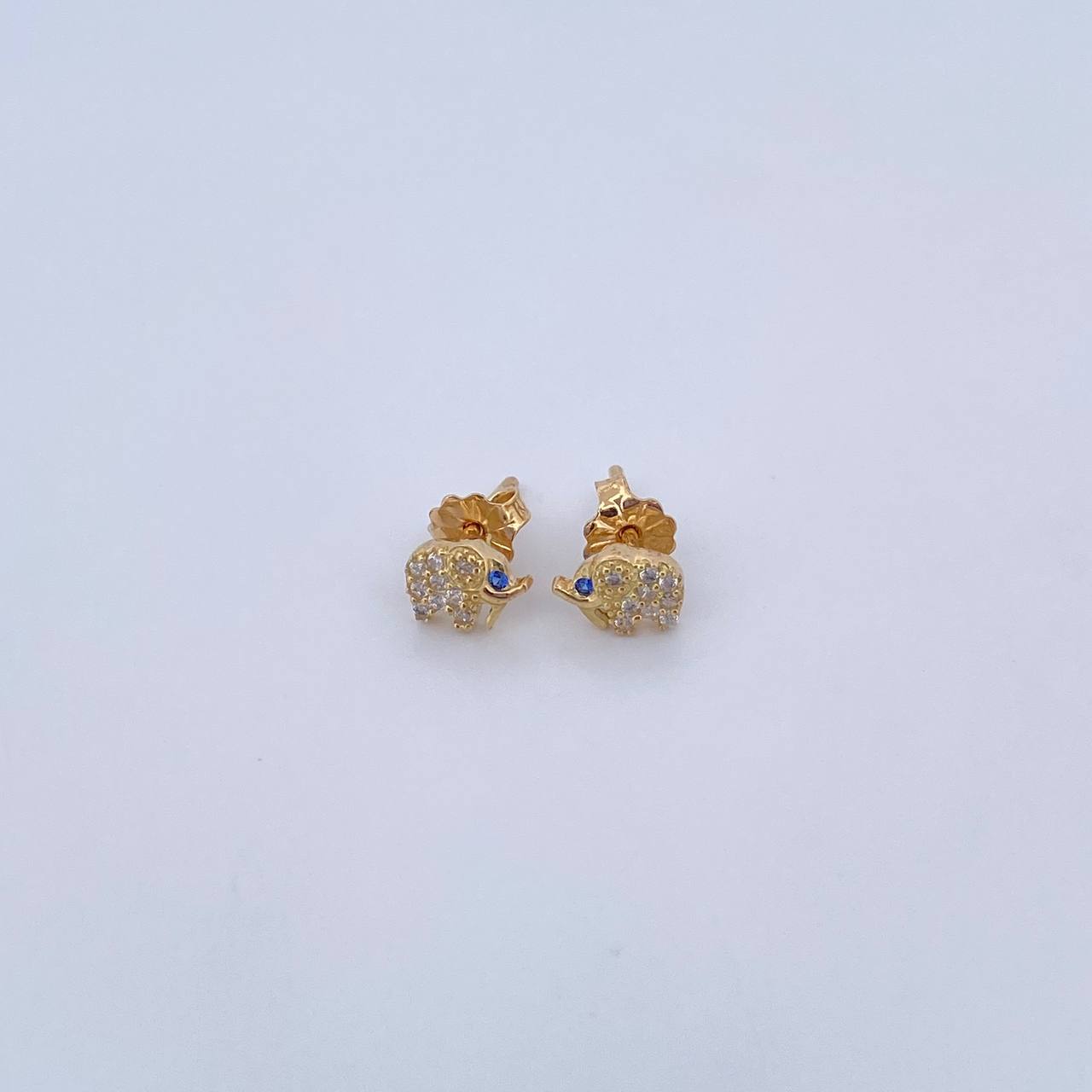 Topos Elefante 1.2gr / Circones Azules Blancos Oro Amarillo 18K &