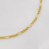 Figaro Bracelet 1.05g / 7 in / 2.3mm Yellow Gold 18K