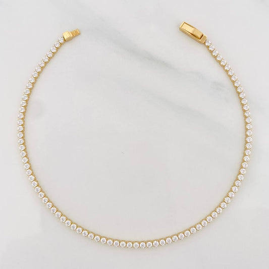 Pulso Tennis 2.9g / 7 3/4 in / 1.85mm Oro Amarillo 18K