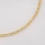 Pulso Morse 2.45g / 18.5cm / 2.32mm Dos Oros Amarillo Blanco 18K