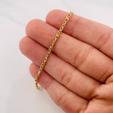 Pulso Morse 2.45g / 18.5cm / 2.32mm Dos Oros Amarillo Blanco 18K