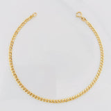 Cuban Links Bracelet 1.05g / 7 1/2 in / 2.5mm Yellow Gold 18K