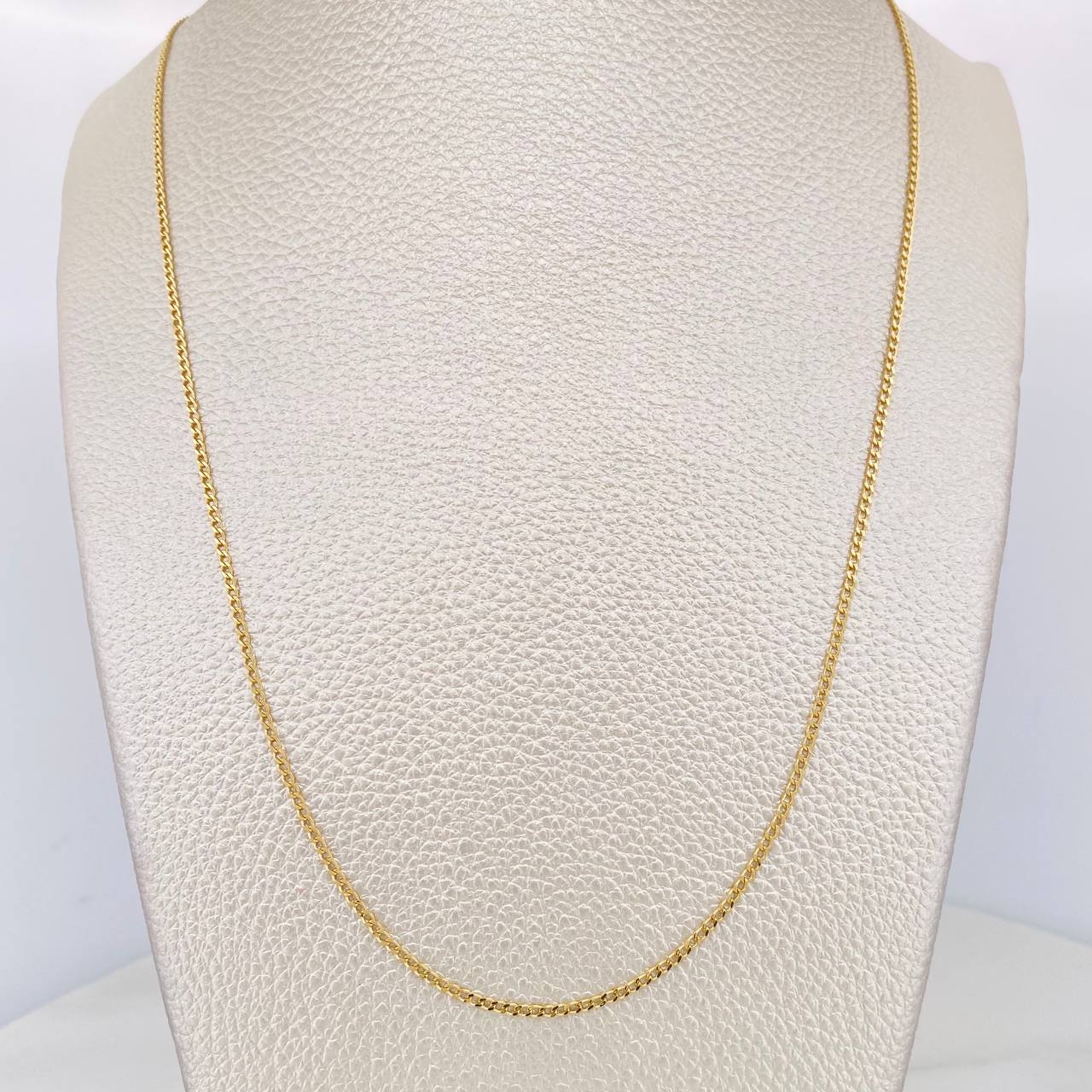 Mini Cuban Chain 1.55g / 20 in / 1.43mm 18K Yellow Gold