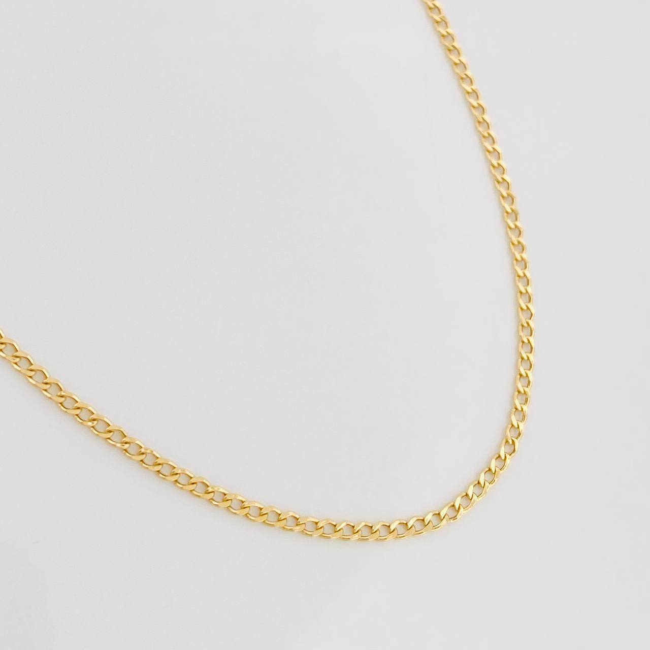 Mini Cuban Chain 1.55g / 20 in / 1.43mm 18K Yellow Gold