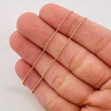 Military Chain 2g / 20 in / 1.03mm 18K Rose Gold