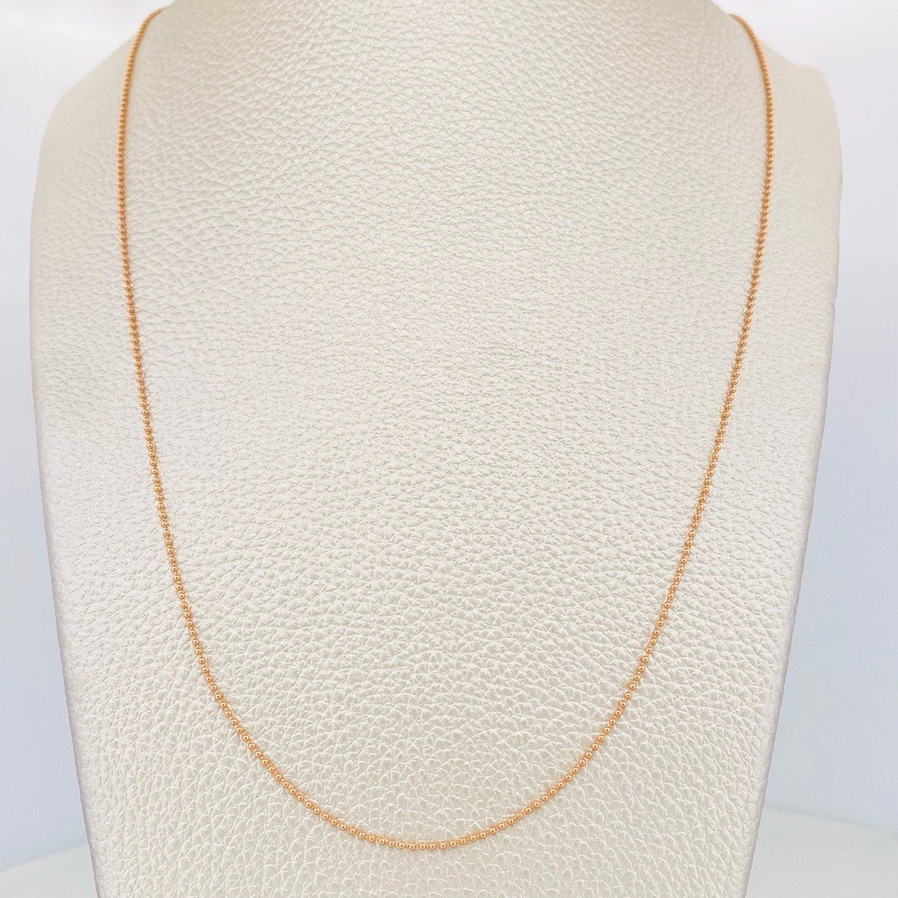 Military Chain 2g / 20 in / 1.03mm 18K Rose Gold