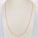 Military Chain 2g / 20 in / 1.03mm 18K Rose Gold