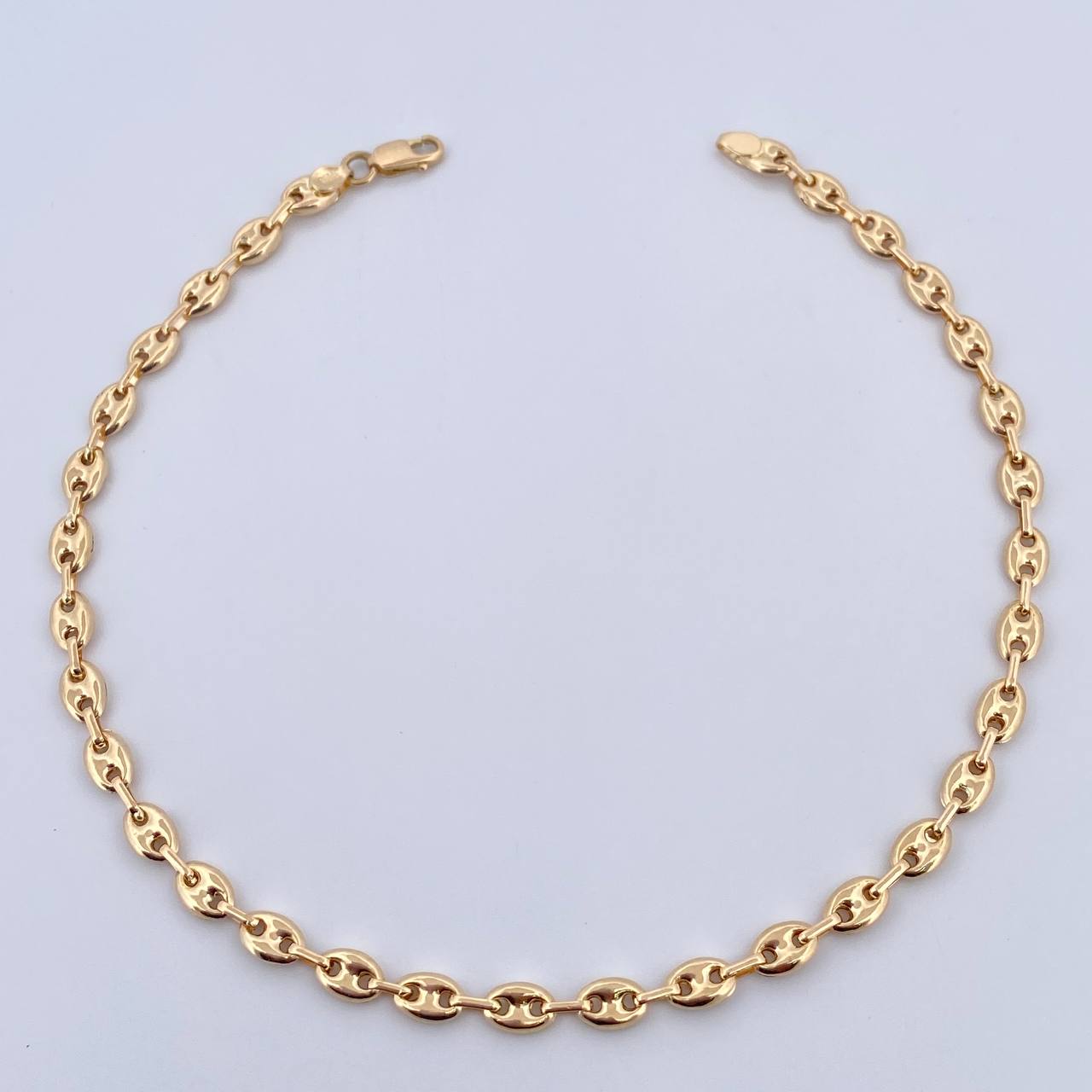 Tobillera GC 3.15gr / 25.4cm / 3.5mm Oro Amarillo 18K $