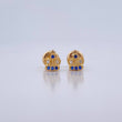 Topos Corona Real 0.8gr / Circones Blancos Azules Oro Amarillo 18K $