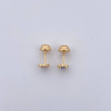 Topos Halo 0.75gr / Circones Blancos Azul  Oro Amarillo 18K $