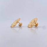 Stud Earrings Virgin Guadalupe 1.4gr / Yellow Gold 18K $