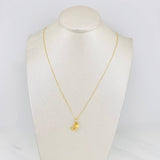 Set Venetian Chain + Three Graces Pendant / 1.75g / 20 in Yellow Gold 18K