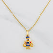 Set Classic Link Chain + Pendant Duck Money Bags / 5.45g / 20 in Yellow Gold 18K