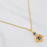 Set Classic Link Chain + Pendant Duck Money Bags / 5.45g / 20 in Yellow Gold 18K