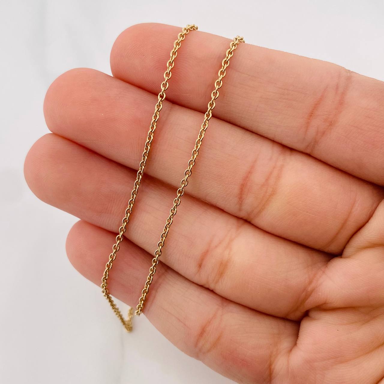 Set Classic Link Chain + Pendant Duck Money Bags / 5.45g / 20 in Yellow Gold 18K