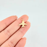 Pendant Airplane 0.6 g / 3/4 in Yellow Gold 18K