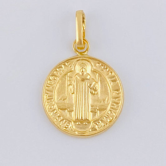 Dije San Benito 1 g / 3/4 in Oro Amarillo 18K