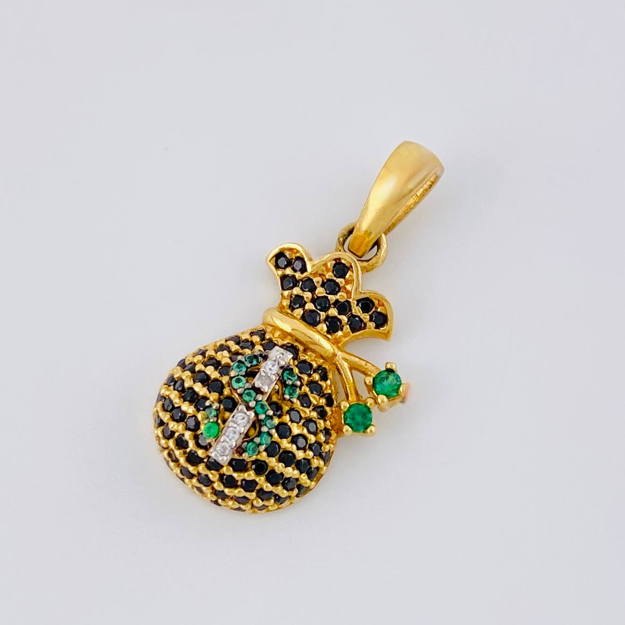 Dije Bolsa De Dinero 2.8 g / 1 in Oro Amarillo 18K