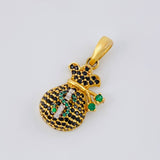 Dije Bolsa De Dinero 2.8 g / 1 in Oro Amarillo 18K