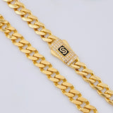 Cadena Monaco 26.55 g / 23 1/2 in / 6 mm Oro Amarillo 18K