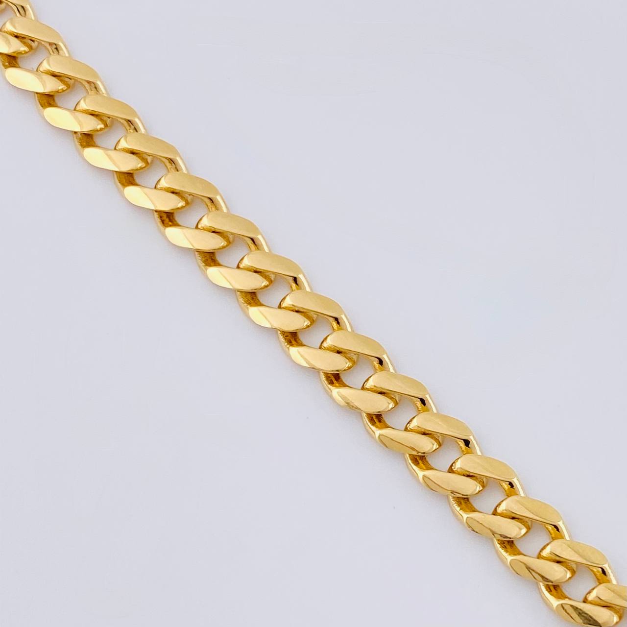 Cadena Monaco 27.55 g / 23 1/2 in / 6 mm Oro Amarillo 18K