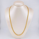 Cadena Monaco 26.8 g / 23 1/2 in / 6 mm Oro Amarillo 18K