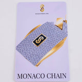 Cadena Monaco 26.8 g / 23 1/2 in / 6 mm Oro Amarillo 18K