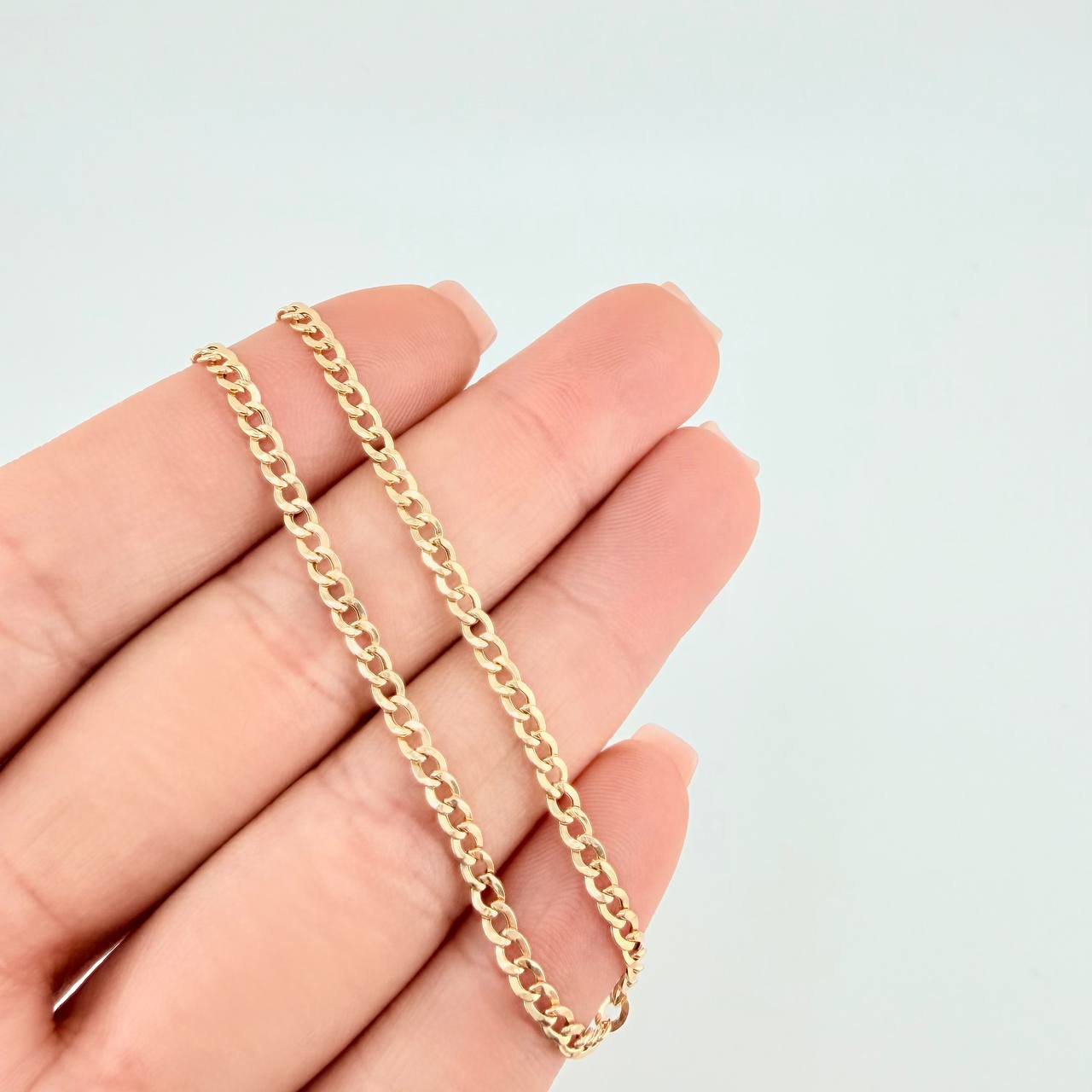 Cuban Links Bracelet 1.05 g / 7 1/2 in / 2.4 mm 18K Yellow Gold