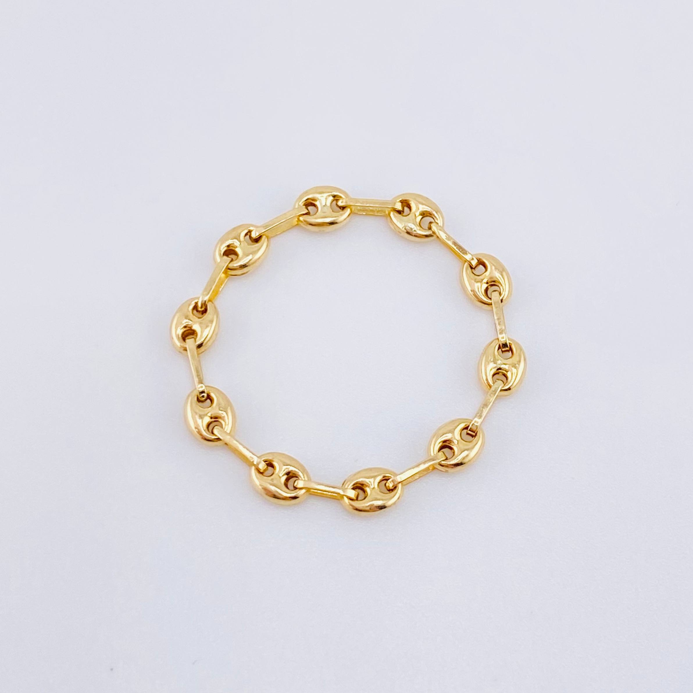 Ring Gc 0.7gr / T8 1/2 - T9 / 3.3mm Yellow Gold 18K
