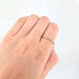 Ring Gc 0.7gr / T8 1/2 - T9 / 3.3mm Yellow Gold 18K