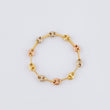 Anillo Gc 0.8gr / T14 1/4 - T14 1/2 / 4mm Tres Oros 18K