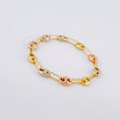 Anillo Gc 0.8gr / T15 - T14 3/4 / 3.5mm Tres Oros 18K ©