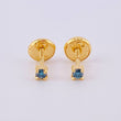 Diamond Stud Earrings 7Pts 0.7gr / 2mm 18K Yellow Gold