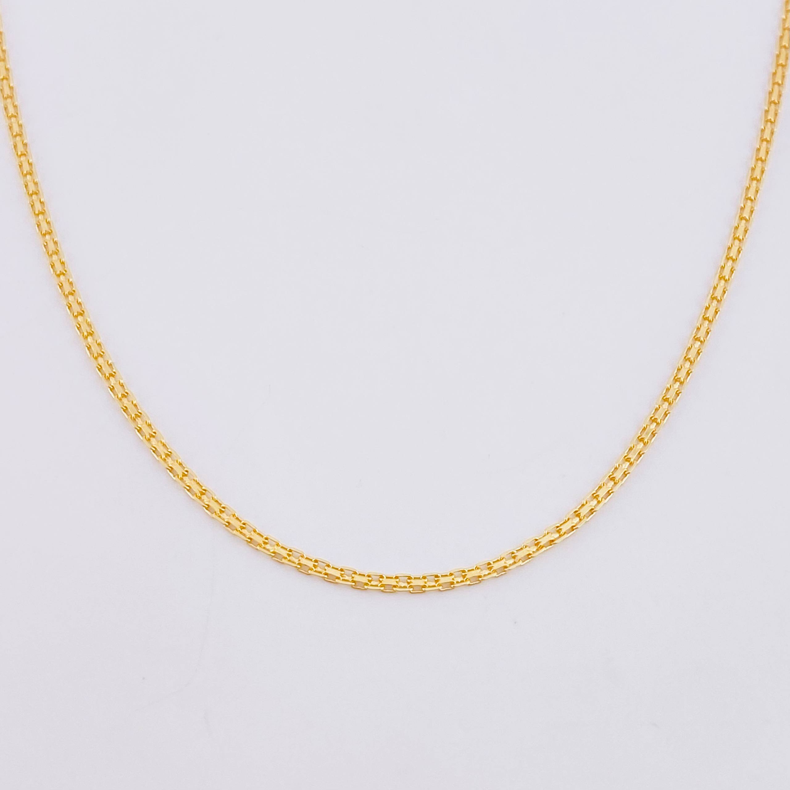 Cadena China 3.85g / 24 in / 1.5mm Oro Amarillo 18K