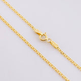 Cadena China 3.35g / 20 in / 1.6mm Oro Amarillo 18K
