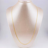 Cadena China 3.3g / 20 in / 1.6mm Oro Amarillo 18K