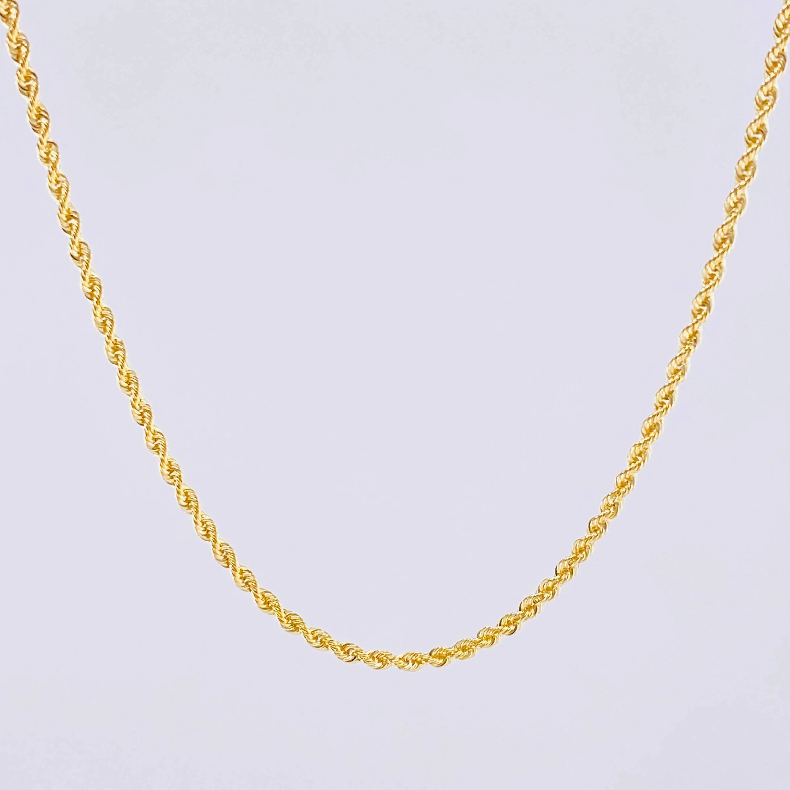 Cadena Lazo 2.7g / 20 in / 2.4mm Oro Amarillo 18K