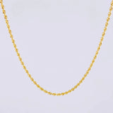 Cadena Lazo 2.7g / 20 in / 2.4mm Oro Amarillo 18K