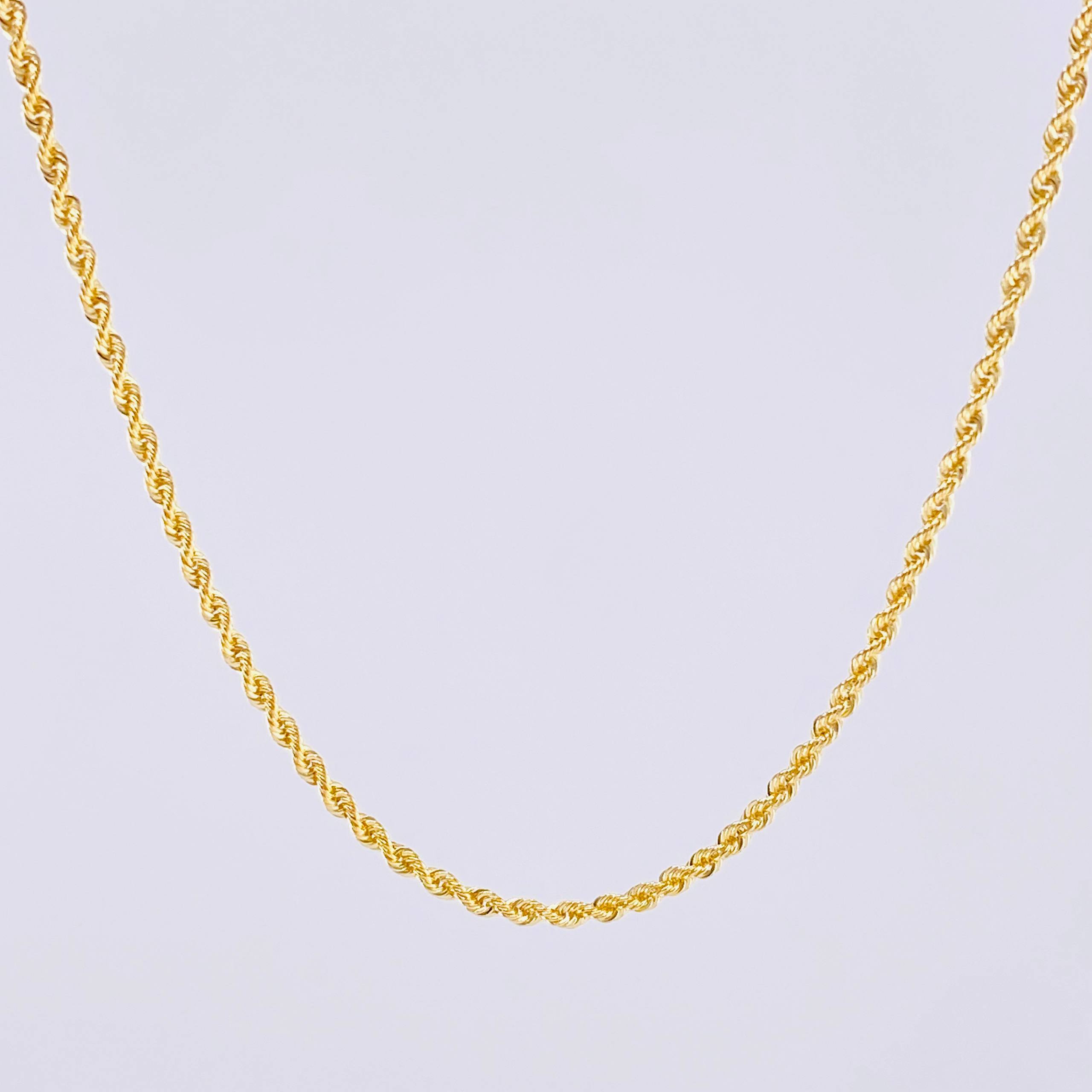 Cadena Lazo 1.95g / 61cm / 1.6mm Oro Amarillo 18K